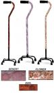 Designer Quad Cane (Small Base)