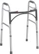 Deluxe Two-Button Folding Walker, Adult