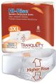 Tranquility® 3XL Hi-Rise Bariatric Briefs, Fits 64