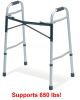 Bariatric Heavy Duty Dual Release Folding Walker, 650 lb capacity, 2/Case