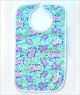 Ladies Quilted Adult Bib, VELCRO, Violet Floral